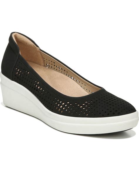 naturalizer black wedges|naturalizer wedge slip on.